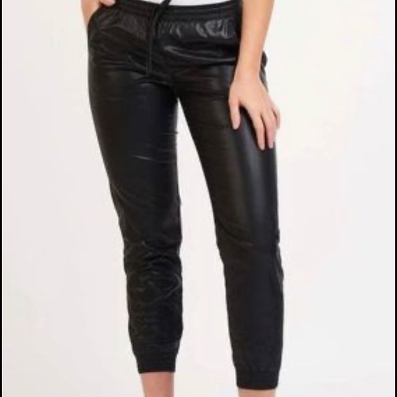 Dex Faux Leather Jogger - Picture 2 of 3